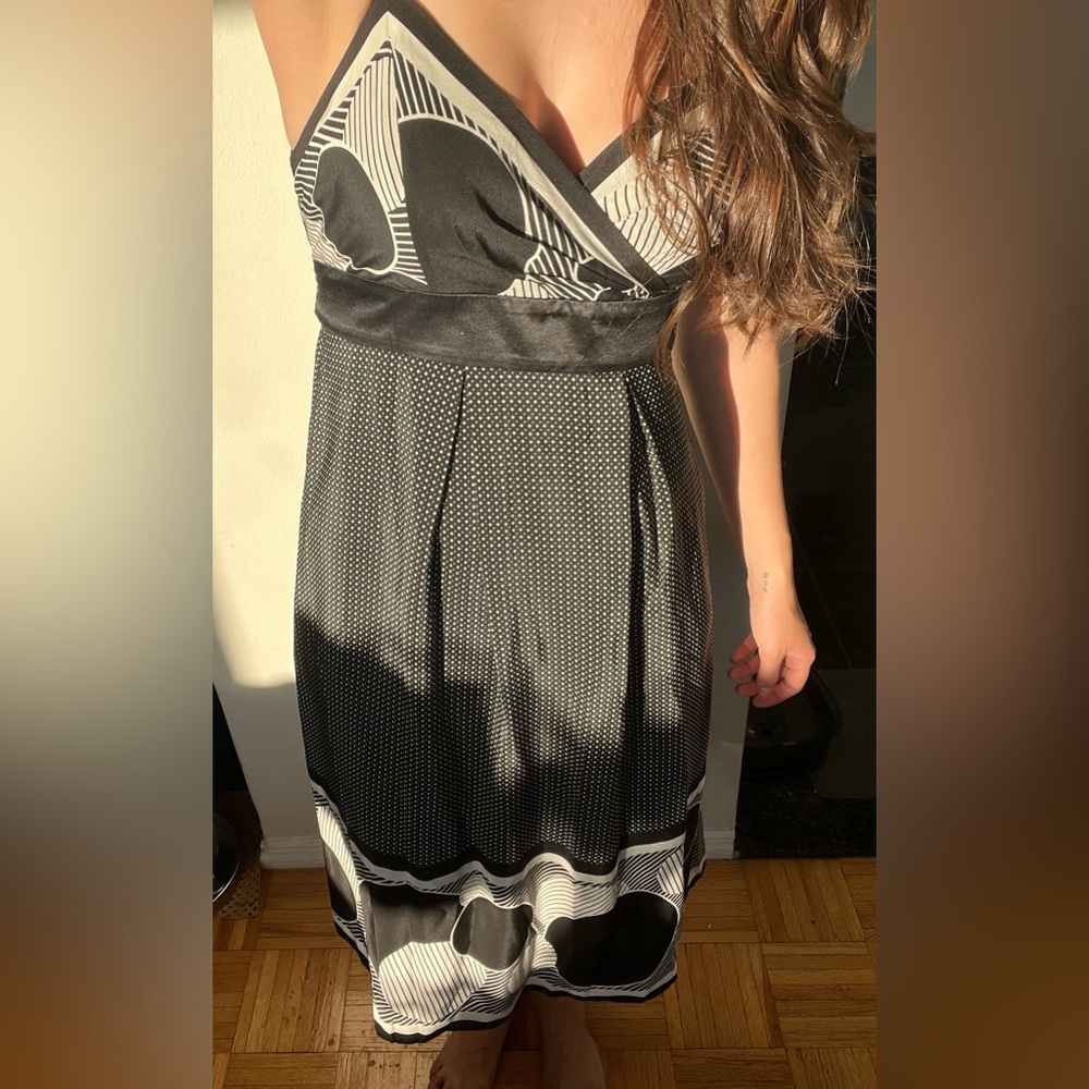 TED BAKER Black Silk Dress